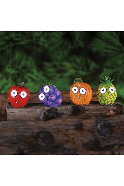 Alista Home Fructe solare - 4 tipuri - 2 LED-uri albe - 8 x 9 cm