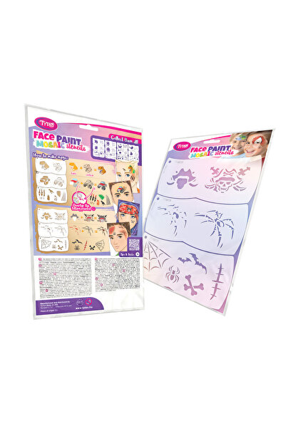 OEM Sablon Mozaic Face Painter - pirat - paianjen - 3 bucati / pachet Tytoo