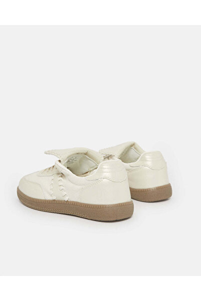 REDTAG Senior Girls Cream Embellished Sneakers
