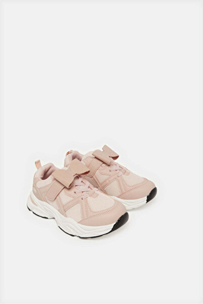 REDTAG Girls Pink Colour Block Trainers