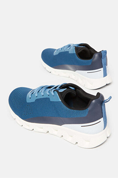 REDTAG Senior Boys Blue Fly knit Trainer