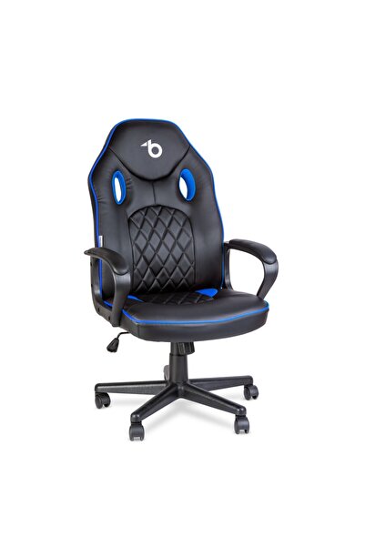 CED AUTO TRADE Gaming chair with armrest - black / blue - 71 x 53 cm / 53 x 47 cm