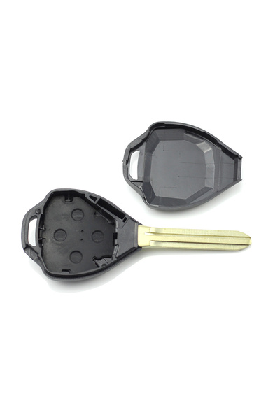 CED AUTO TRADE Toyota carcasa cheie 2+1 butoane cu buton rosu panica (fara logo)