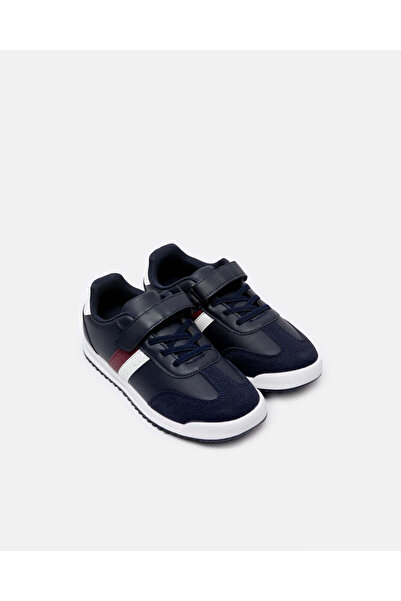 REDTAG Senior Boys Navy Plain Sneakers