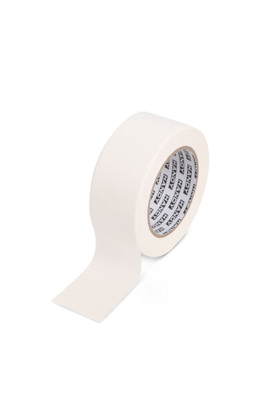 Alista Home Banda de mascare - cu adeziv pe baza de solvent - 50 m x 50 mm - alba