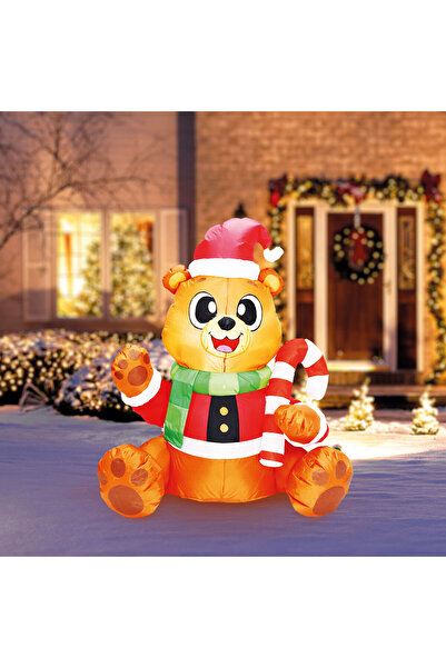 CED AUTO TRADE Inflatable teddy bear - 150 cm - IP44 - 6 LEDs - 100 - 240 V