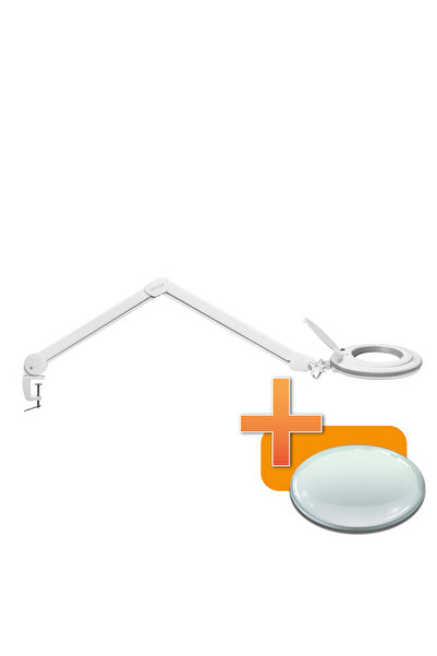 Alista Home LED Magnifying Lamp – 5” (130 mm), 9W, 800 lumens, adjustable arm...
