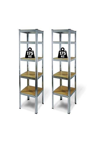 CED AUTO TRADE Salgo shelf - 5 levels - metal - max 175 kg - 180 x 40 x 40 cm