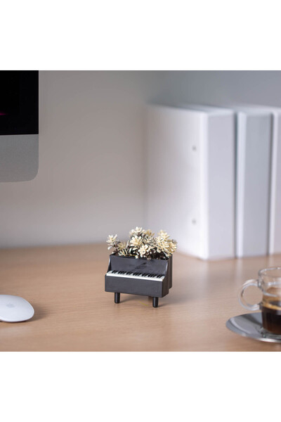 CED AUTO TRADE Decor plante artificiale - pian - 8 x 9 cm - 4 tipuri