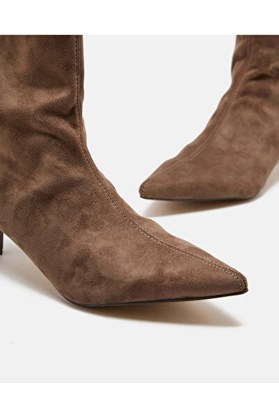 REDTAG Women Taupe Stretch Boot