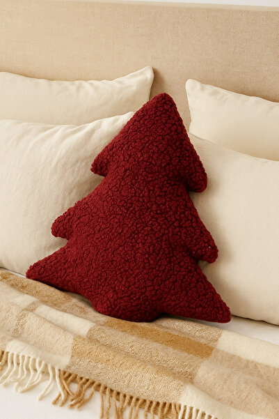 EYPRICH Teddy Decorative Pine Tree Pillow