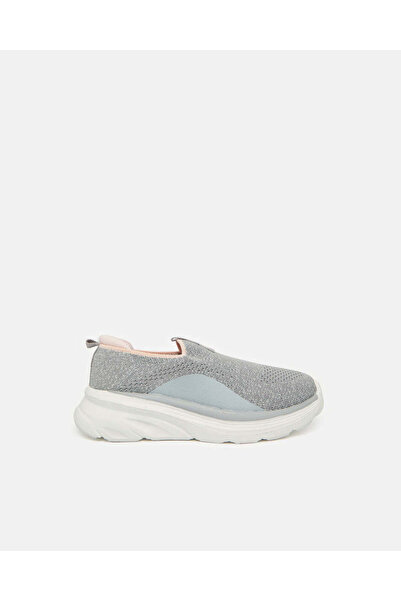 REDTAG Senior Girls Grey Textured Slip-On