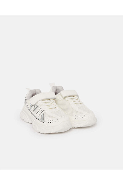 REDTAG Infant Boys White Velcro Trainer