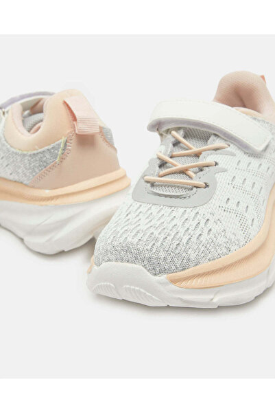 REDTAG Senior Girls Grey Velcro Trainer