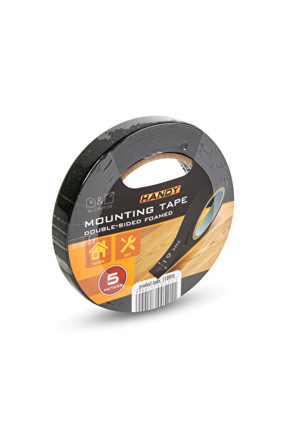 CED AUTO TRADE Installation tape - double-sided foam - exterior - black - 5 m x 19 mm