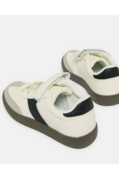 REDTAG Boys White Retro Sneakers