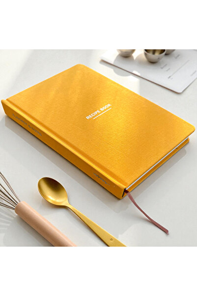 Fark Tanıtım Tarif Defteri – Sert Kapaklı 100+ Tariflik Recipe Journal, Ölçü Tablosu, Not Alanı ve Şef Soruları