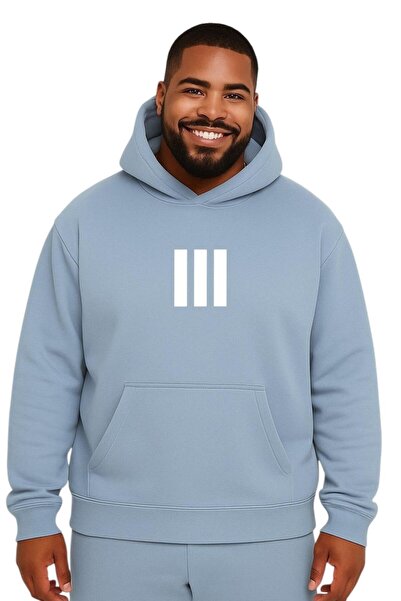 E-ROMA SWEATSHIRT UNISEX CU IMPRIMARE 3 LINI MĂRIME MARE