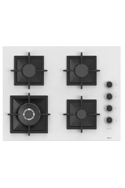 Ferre FryArt&FlowArt Mio Sessiz Davlumbaz Beyaz Ankastre Set ( D064-SA + SC406-WFA wok + XE63CB )