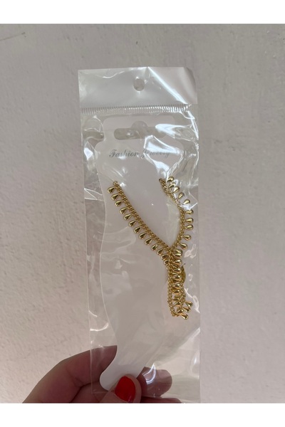 shop PASLANMAZ ÇELİK KUYUMCU MODEL KARARMAZ SUYA DAYANIKLI GOLD DAMLA MODEL SALLATILI HALHAL