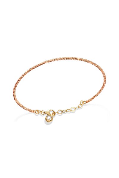 Diamond Line-Gülaylar 14 Ayar Altın Dorika Toplu Bileklik–Işıltılı Zarafetin Klasik Yorumu