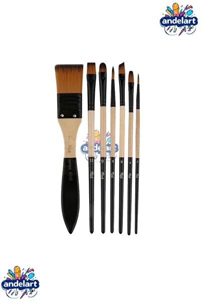 andelart Profesyonel Karma Fırça Seti 7'li - Set 1