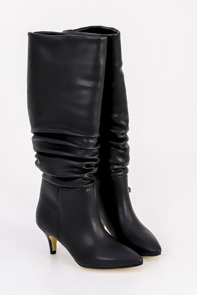 Mamito Ayakkabı SLC 107 Μπότες με λεπτό χαμηλό τακούνι με φυσούνα