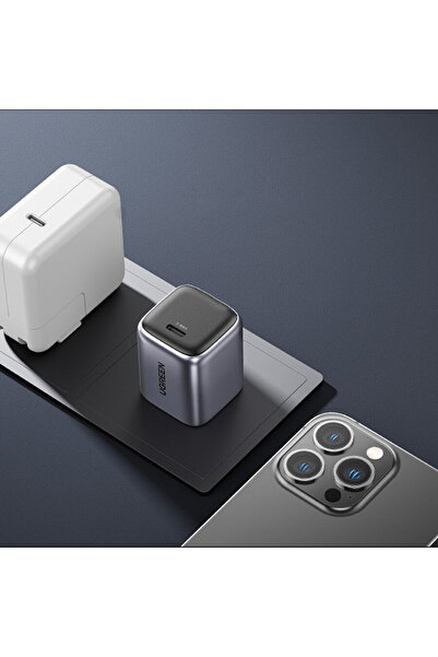 Ugreen Încărcător rapid Nexode „CD319” 30W GaN, 1 x USB Tip-C 5V/3A Gri Spațial