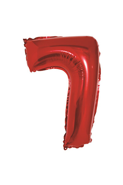 Mirific Party Balon petrecere, folie metalică roșie, 40 cm, numărul 7