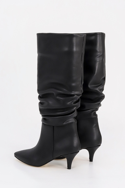 Mamito Ayakkabı SLC 107 Μπότες με λεπτό χαμηλό τακούνι με φυσούνα