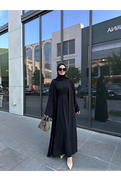 Jvelando بدلة عباية سوداء