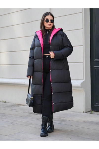 Quen Women's Plus Size Puffer Coat