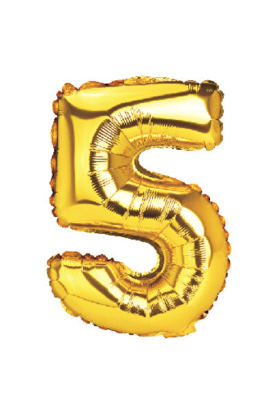 Mirific Party Balon petrecere, folie metalizată, auriu, 100 cm, numărul 5