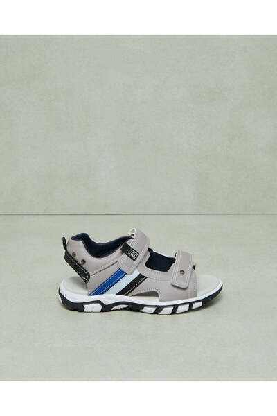 REDTAG Boys Grey Sport Sandals