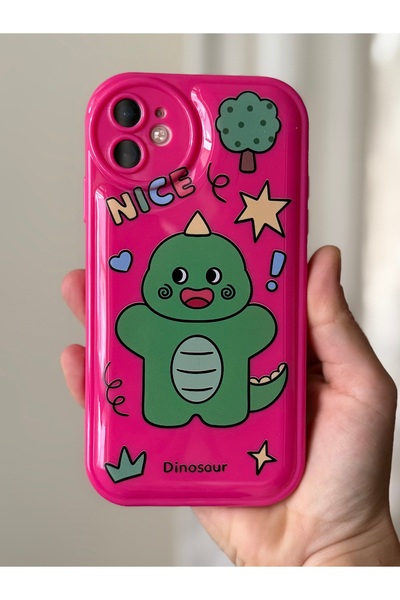 FİŞNEİLETİŞİM حافظة ديناصور متوافقة مع آيفون 11