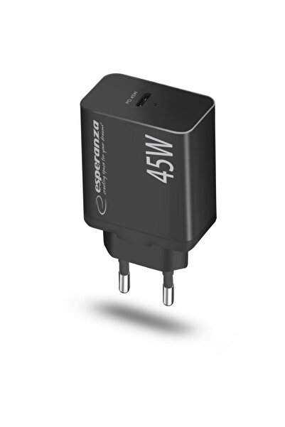 ESPERANZA EZC108K QUICK POWER CHARGER 45W USB-C PD 45W BLACK