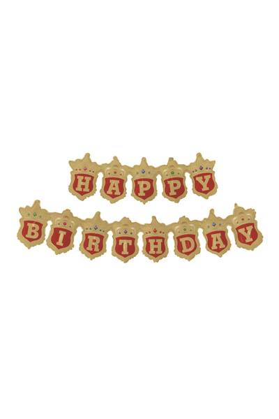 Mirific Party Ghirlandă decorativă, roșie și aurie, 99 x 83 x 56 x 36 cm, „la...