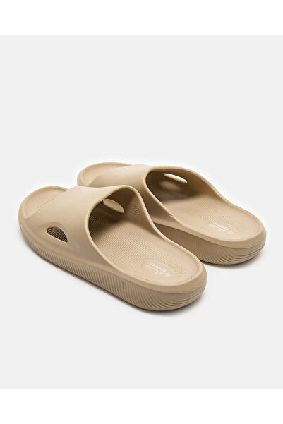 REDTAG Men Beige Molded Slide