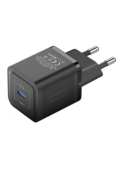 Vention 1x USB Tip-C GaN 20W Negru
