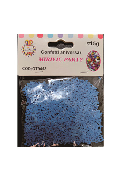 Mirific Party Confeti albastru, băiete