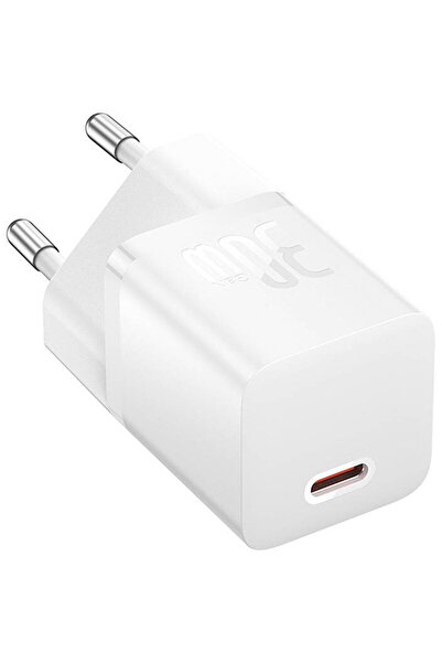 Baseus GaN5 Fast Charger 30W, 1 x USB Type-C 5V/3A, alb