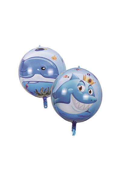 Mirific Party Balon petrecere, folie metalică, diverse culori, 55 cm, delfin