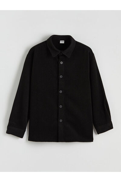 LC Waikiki Basic Boys' Cashmere Shirt Jacket