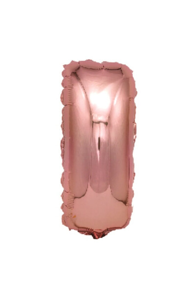 Mirific Party Balon petrecere, folie metalică roz, 40 cm, litera I