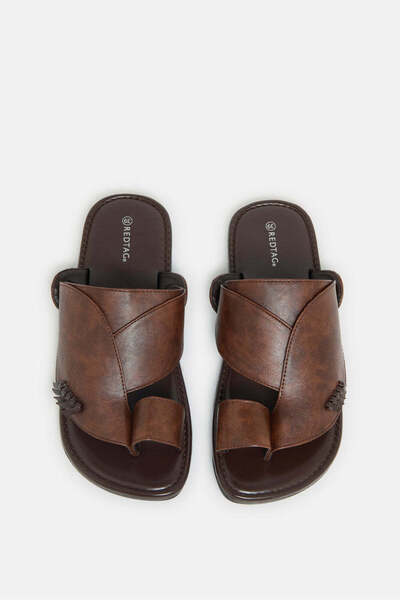REDTAG Senior Boys Brown Sharqi Traditional Sandals