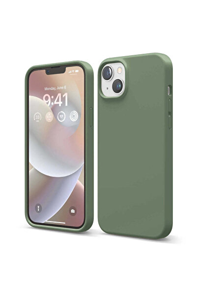 Casey Studios Husa Silicon iPhone 14 Plus, cu Microfibra, Slim, de Protectie,...