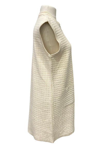 Giyinen Mağazaları Elisa Front Buttoned Double Pocket Quilted Combed Cotton Medium Length Vest