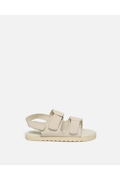 REDTAG Infant Boys Ecru Buckle Strap Sandals