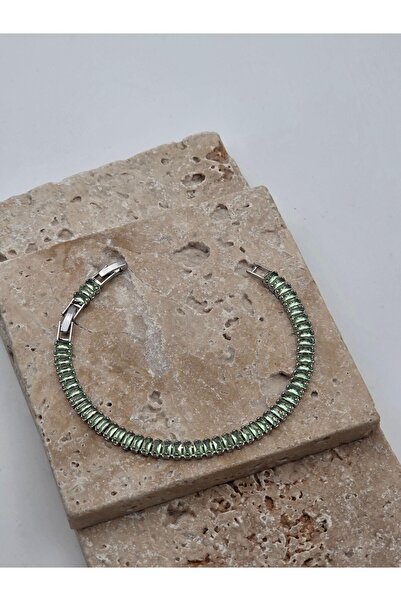 staınless steel Çelik Zirkon taşlı Su Yolu Bileklik