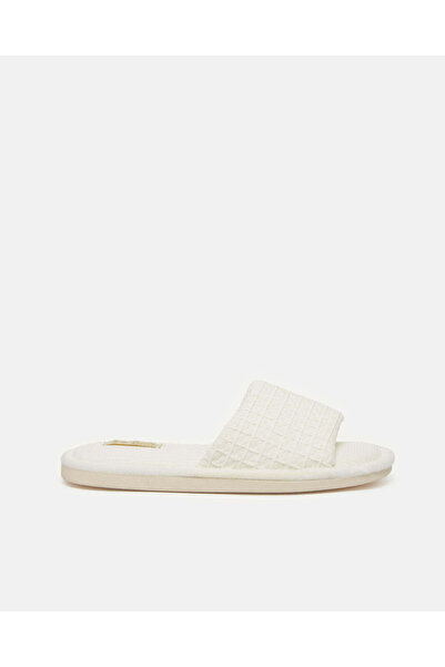 REDTAG Women White Waffle Slipper